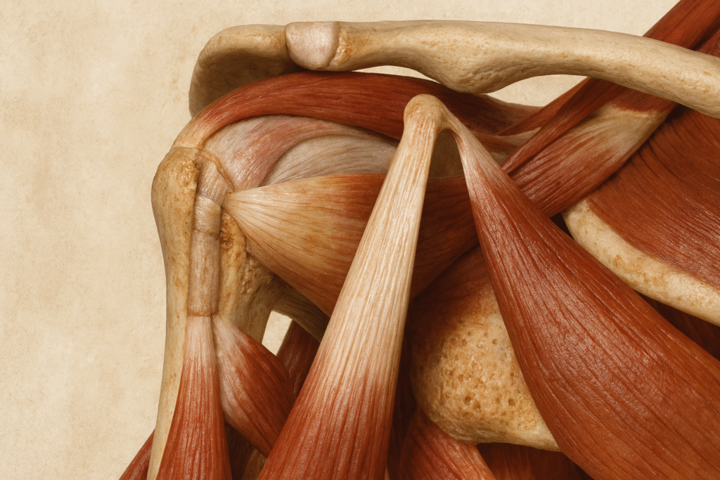 Imagen anatómica tendón supraespinoso