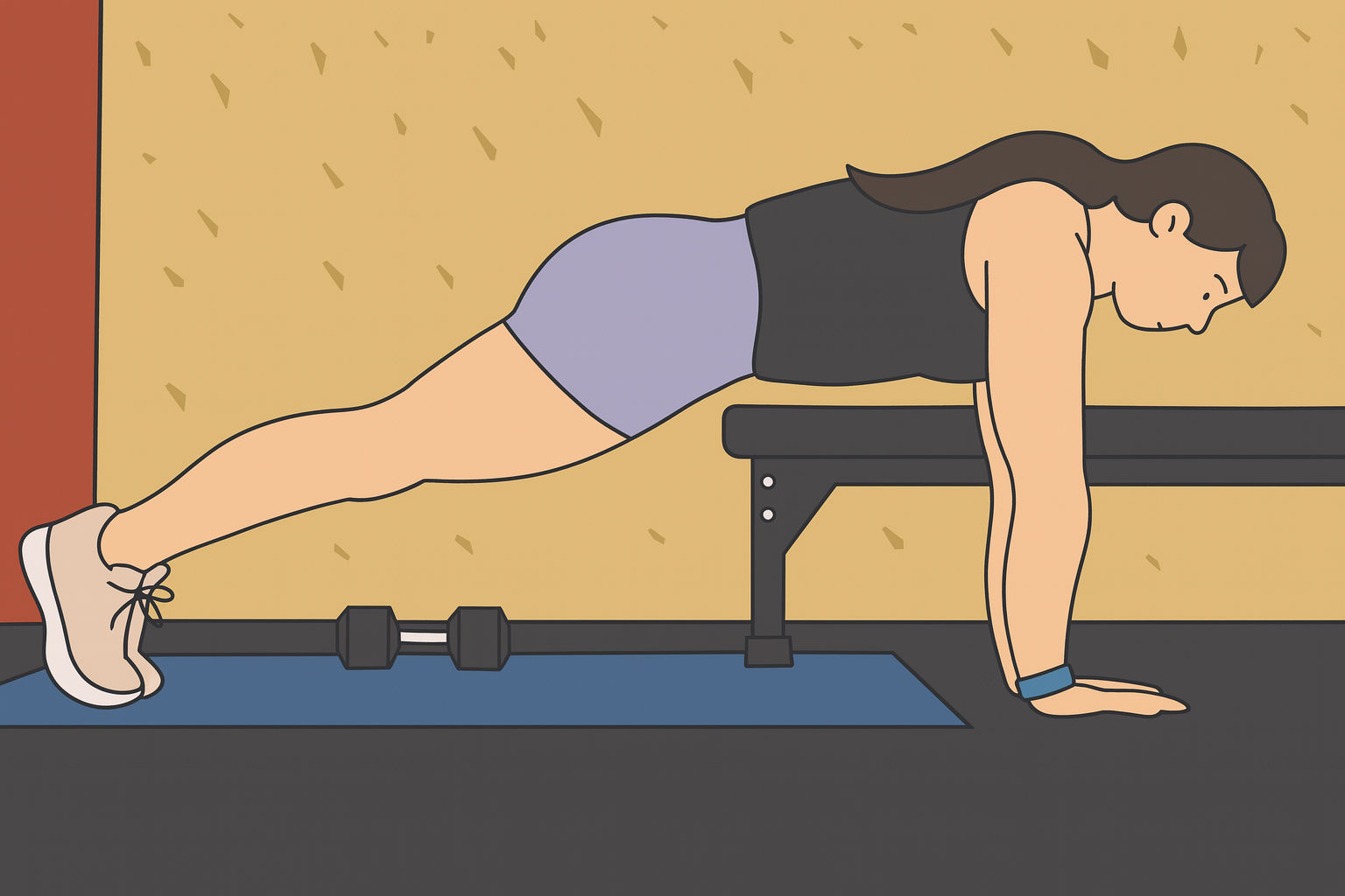 Ejercicio en plancha para tendinitis del supraespinoso Ejercicio en plancha para tendinitis del supraespinoso