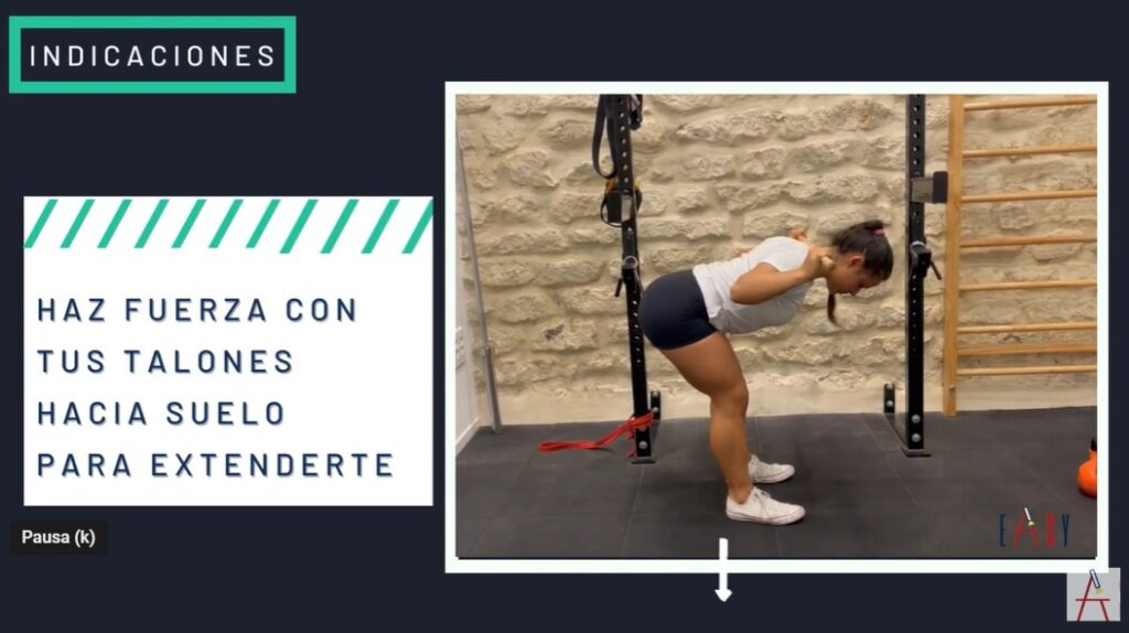 Entrenamiento para hernias lumbares, movilización de pelvis