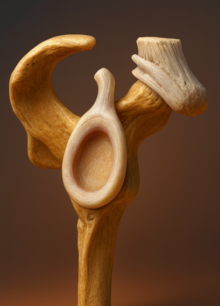 Imagen anatómica del labrum glenoideo